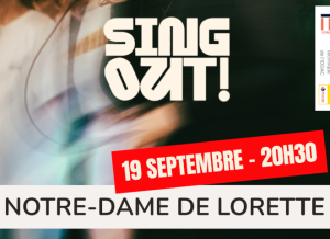 Chorale Sing Out - 19 septembre à 20h30